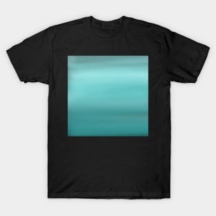 Aqua Blue Gradient Design T-Shirt